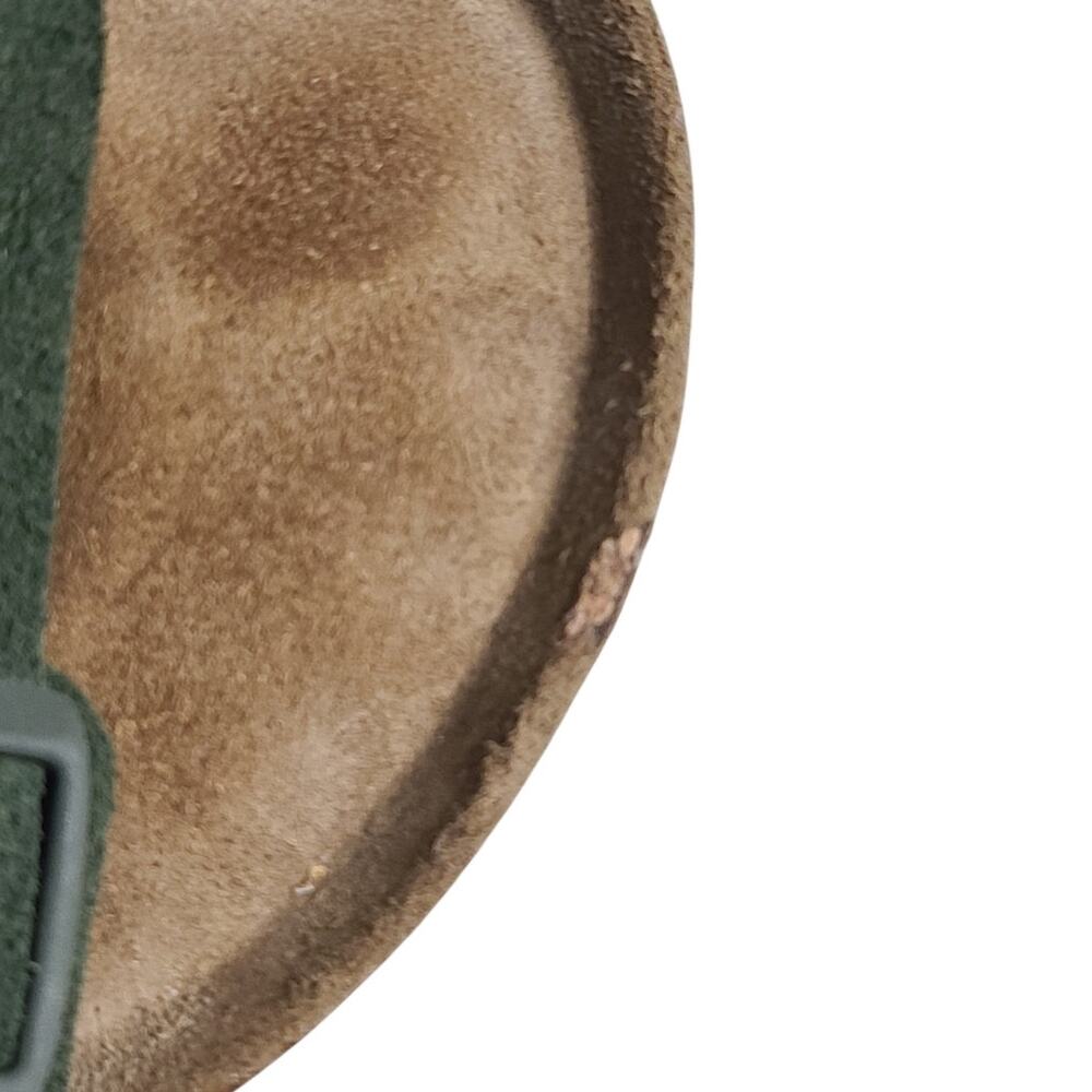 Birkenstock Arizona Green Suede Soft Footbed Sandals Size 38 W7 - Picture 4 of 7